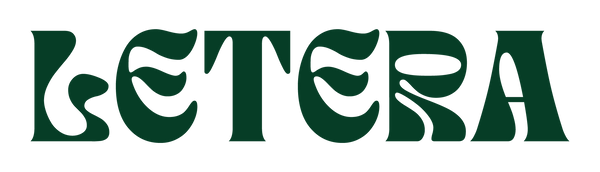 Logotip podjetja Letera v značilnem gozdnato temnozelenem odtenku